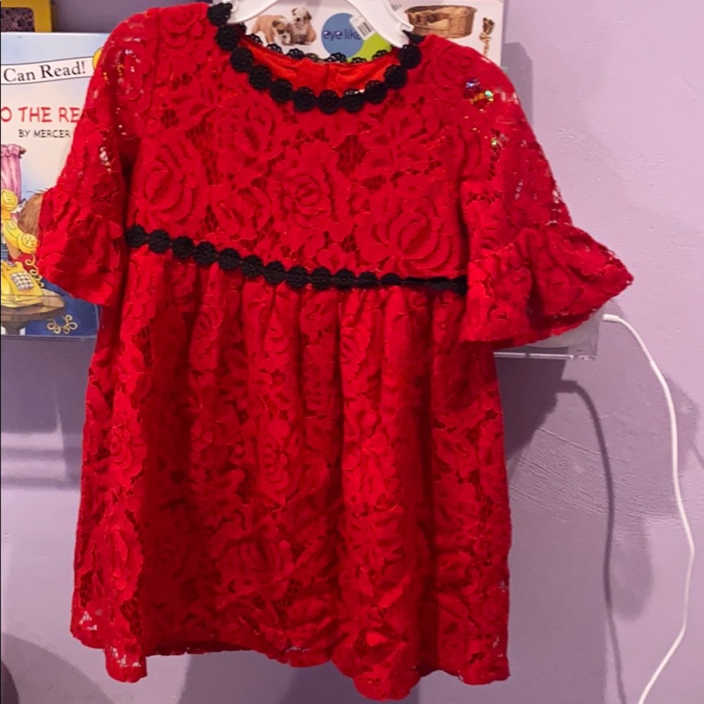 Red Lace Kate Spade Dress